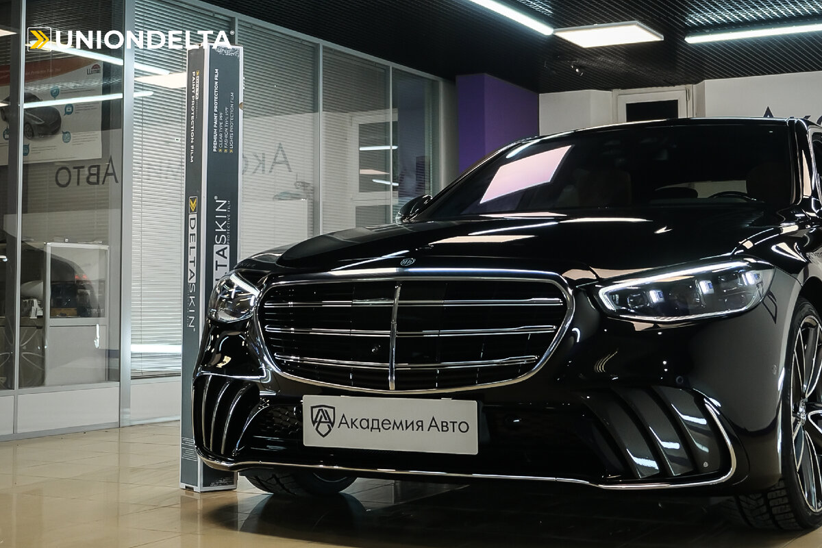 Установка антигравийной пленки DELTASKIN MOLECKULA ARMOR детейлинг-студией Академия Авто