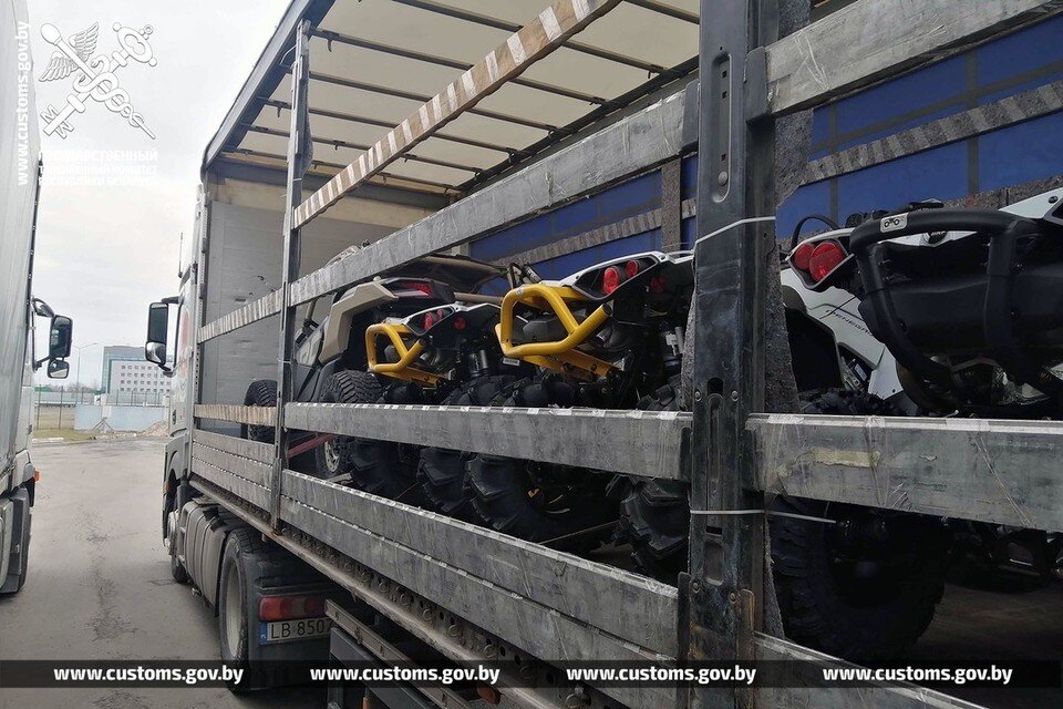     В таможенном комитете сказали, что в документах стоимость указанной мототехники составляла 267 тысяч рублей. Фото: customs.by