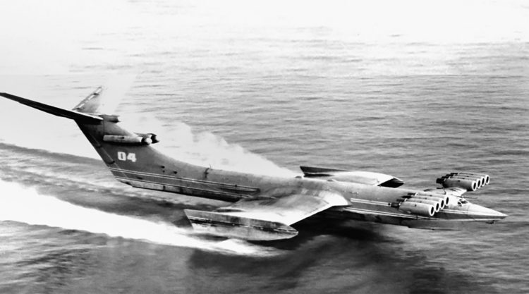 Экраноплан. фото из свободных источников