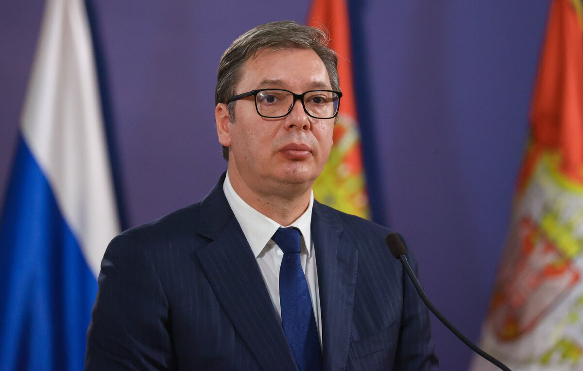    Президент Сербии Александар Вучич  Пресс-служба МИД РФ/ТАСС