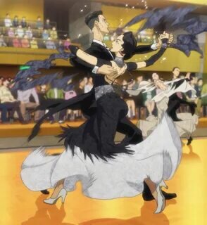 Кадр из аниме Ballroom e Youkoso.