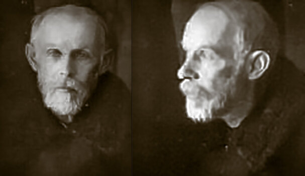 Тюремная фотография М.А. Слободского. Фото 1930 года