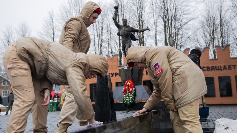    Акция «Верни герою имя» в Волоколамском округе © Пресс-служба Волоколамского городского округа