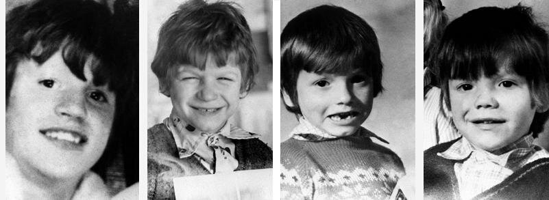 
Слева направо: Чарли, Пол, Томми и Питер.