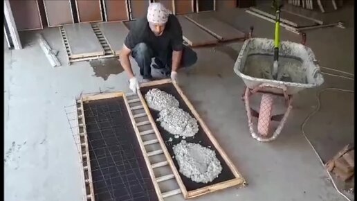 Производство бетонных плит в современном формате