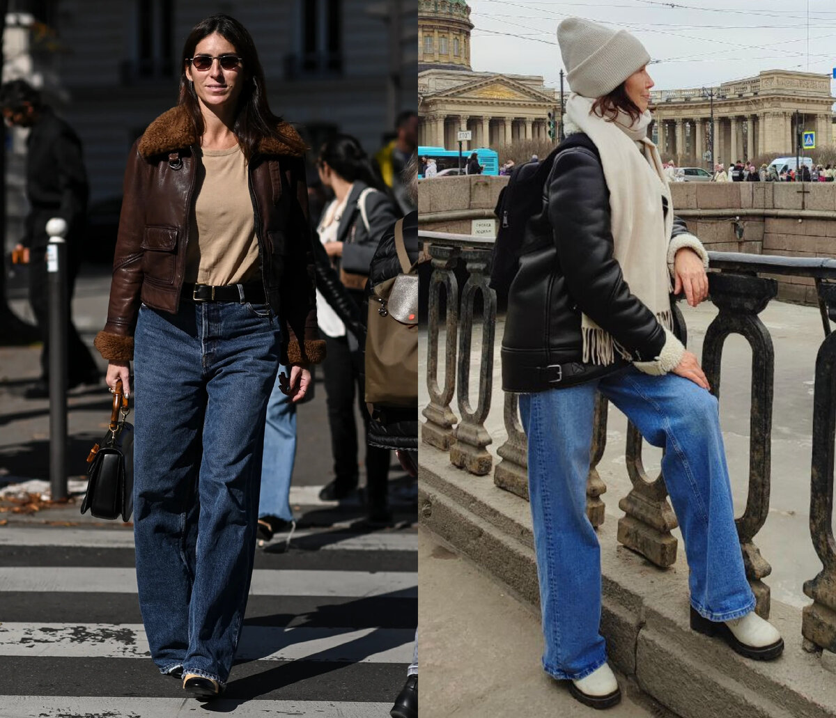 Модные джинсы, 7 способов носить.