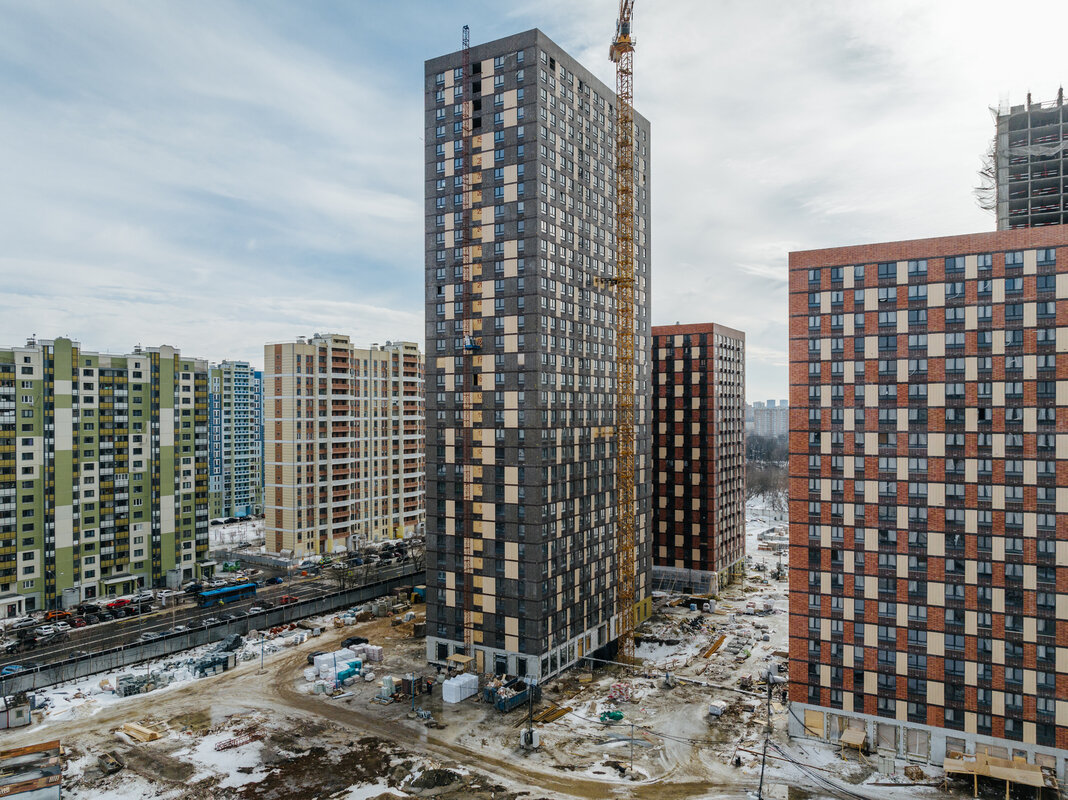 ЖК Бусиновский парк - Ход строительства - 17 марта | ЖК Бусиновский парк |  Дзен