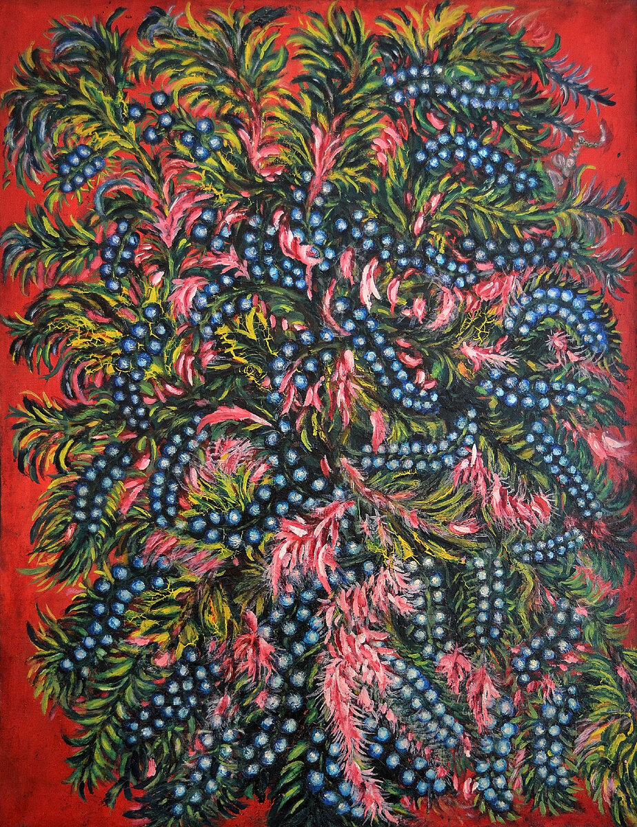 Розовые гроздья и листья. 1929 год. 