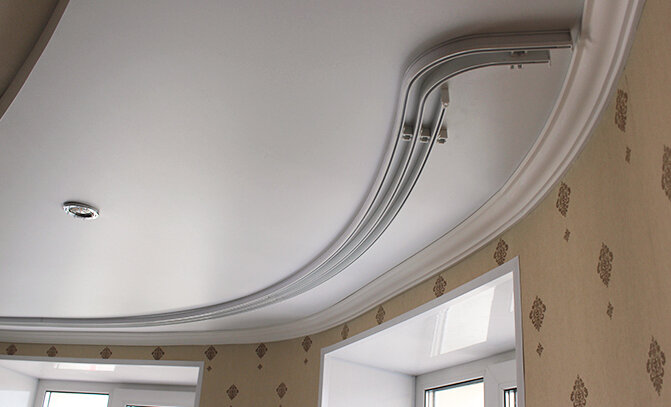 Профильный карниз в виде эркера