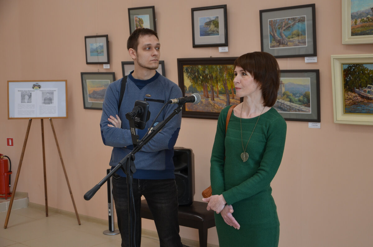 Художники Василий Старцев и Ирина Ерошкина