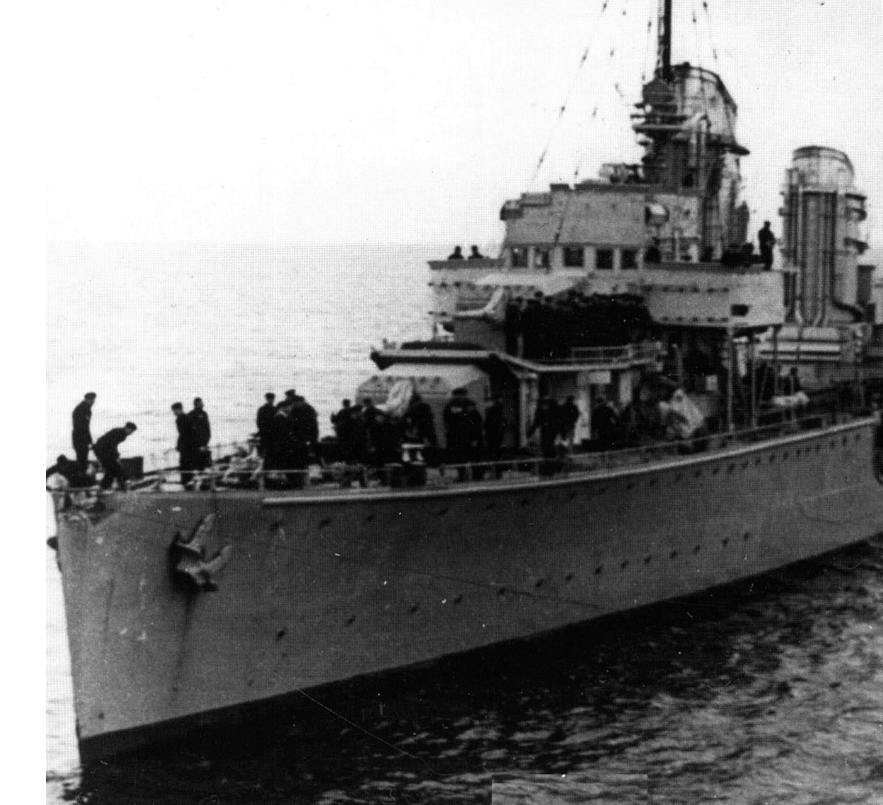 Немецкий эсминец проекта "тип 1934"