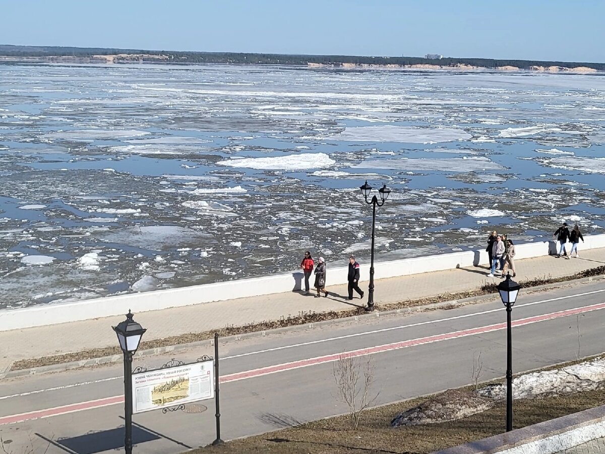 толщина льда на волге сегодня чебоксары