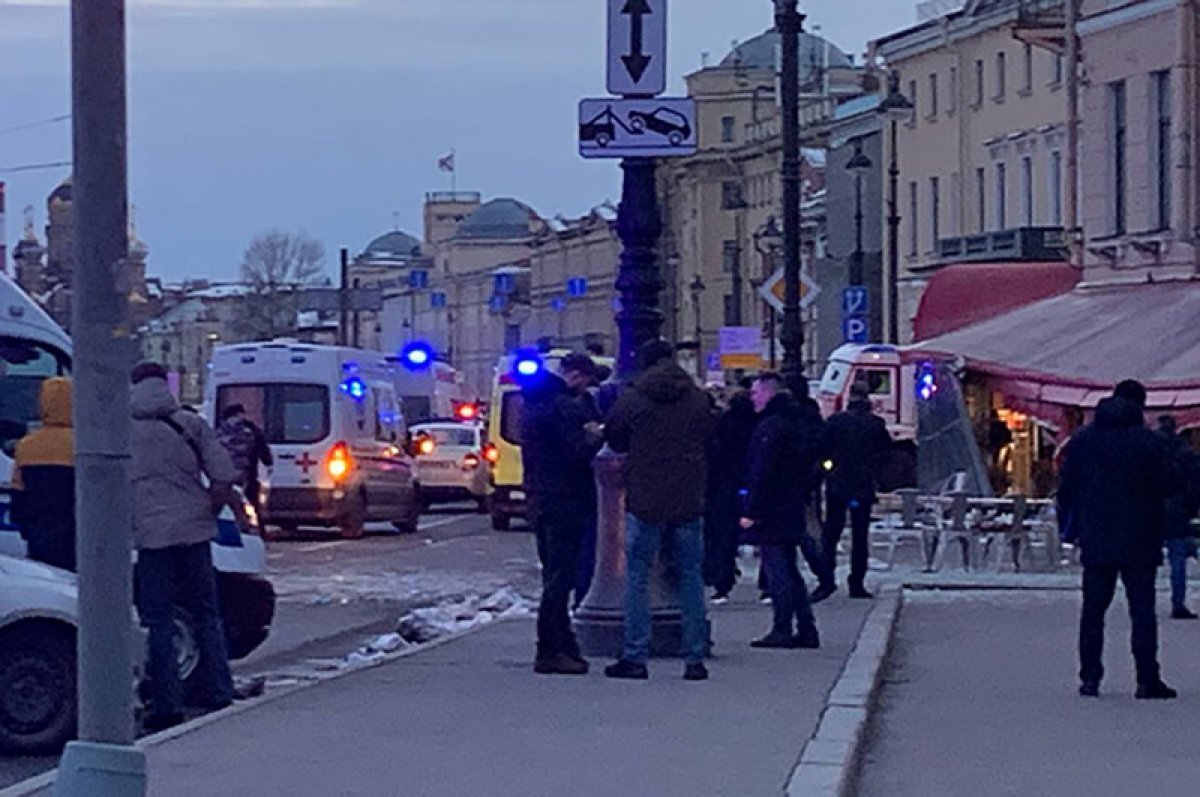    Травмы глаза и ушей получил пскович при взрыве в кафе в Санкт-Петербурге