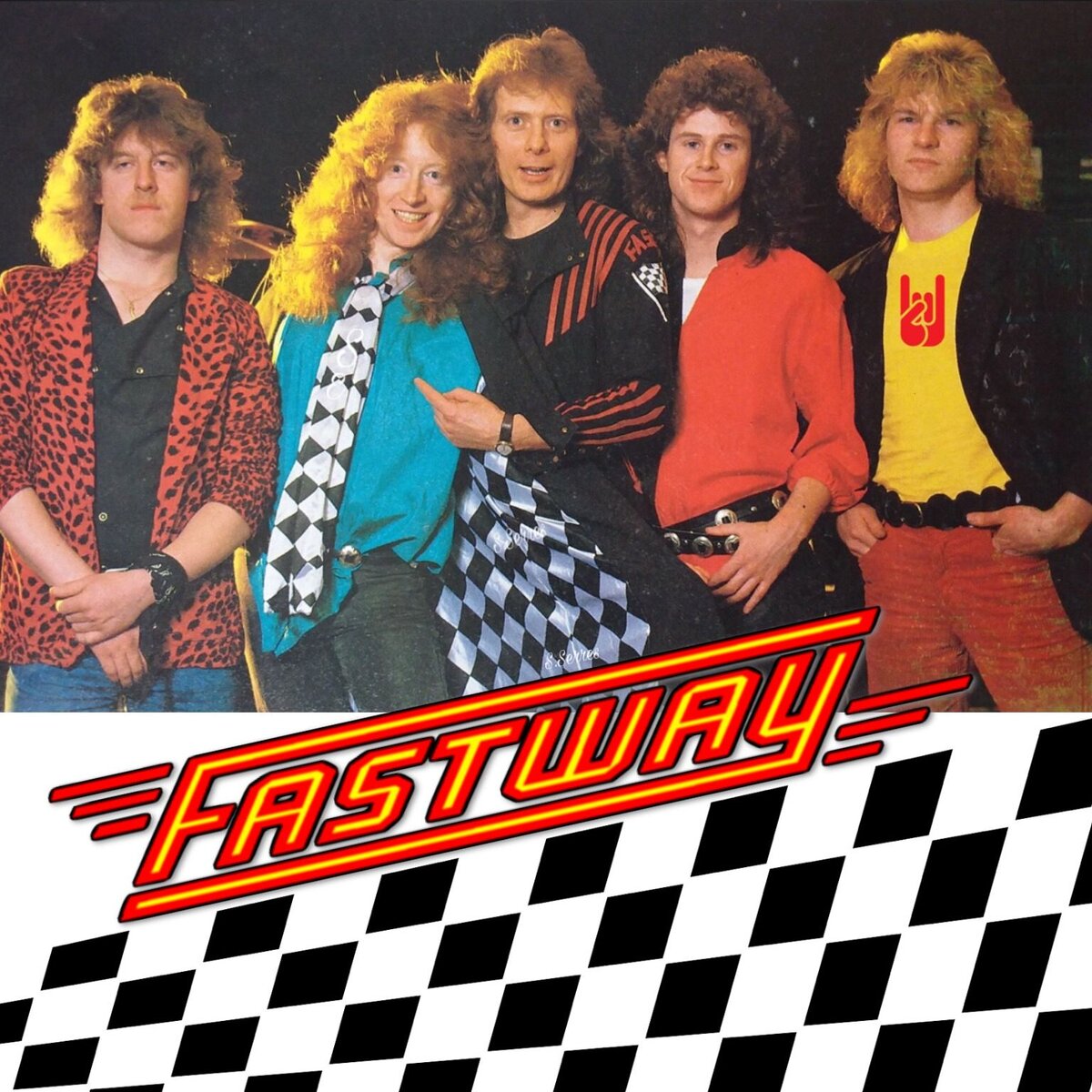 FASTWAY 1986: Алан Коннор, Дэвид Кинг, Фаст Эдди Кларк, Шэйн Кэррол, Пол Рид
