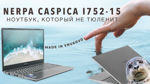 Обзор ноутбука Nerpa Caspica I752-15: Рабочая машина с российскими корнями