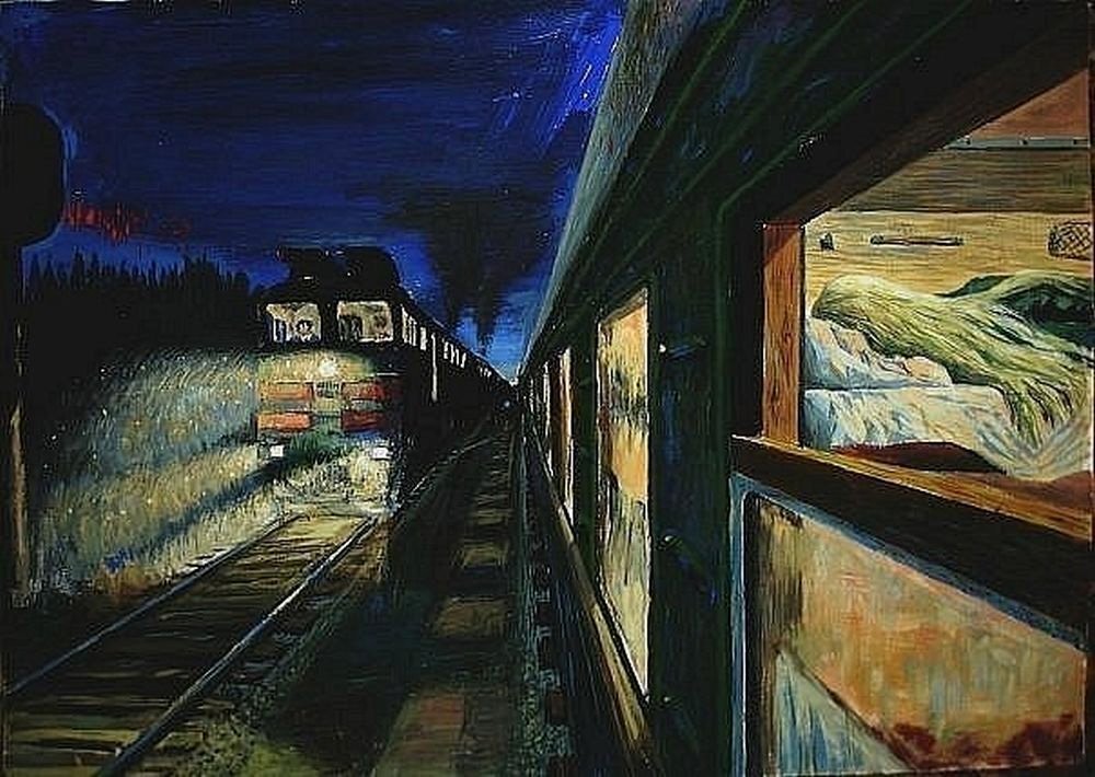 Художник Левитан Полустанок
