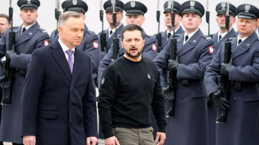 Польшу посетил Владимир Зеленский. 