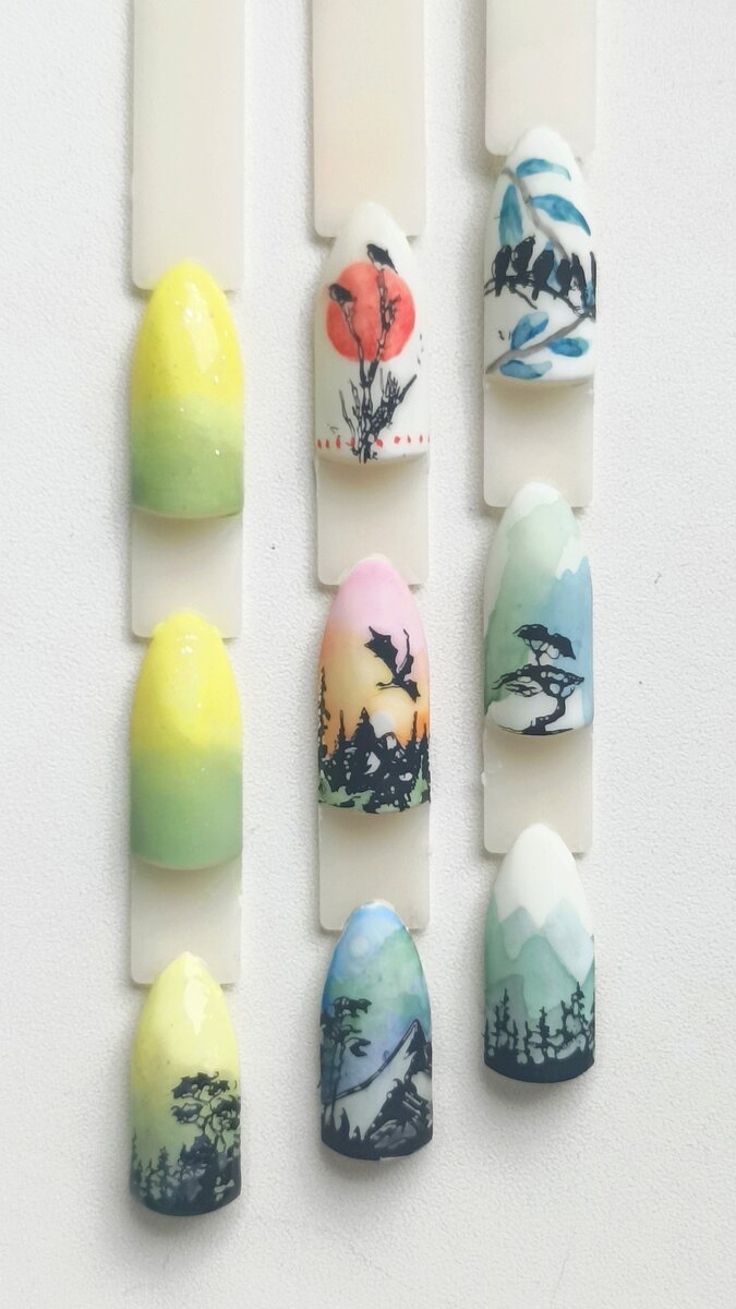 Акварельные рисовашки))