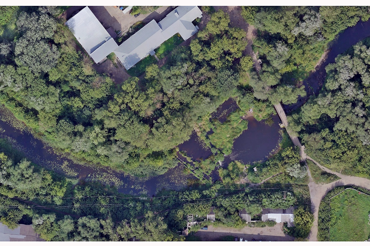 Место проведения "Тьмацкого переката" с высоты.