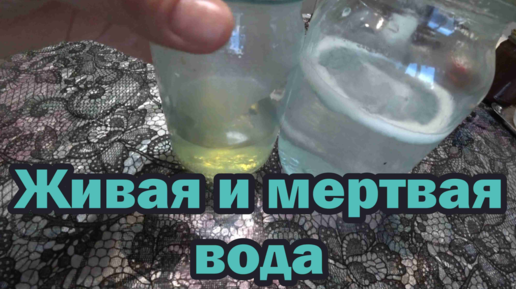 Аппарат для приготовления живой и мертвой воды