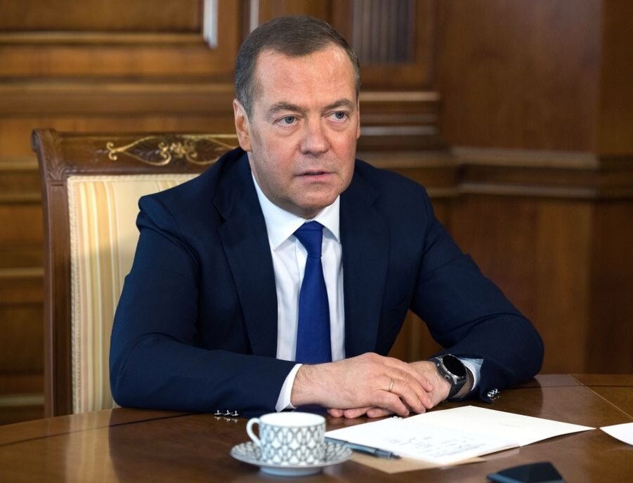    Заместитель председателя Совета безопасности РФ Дмитрий Медведев © Екатерина Штукина/РИА Новости