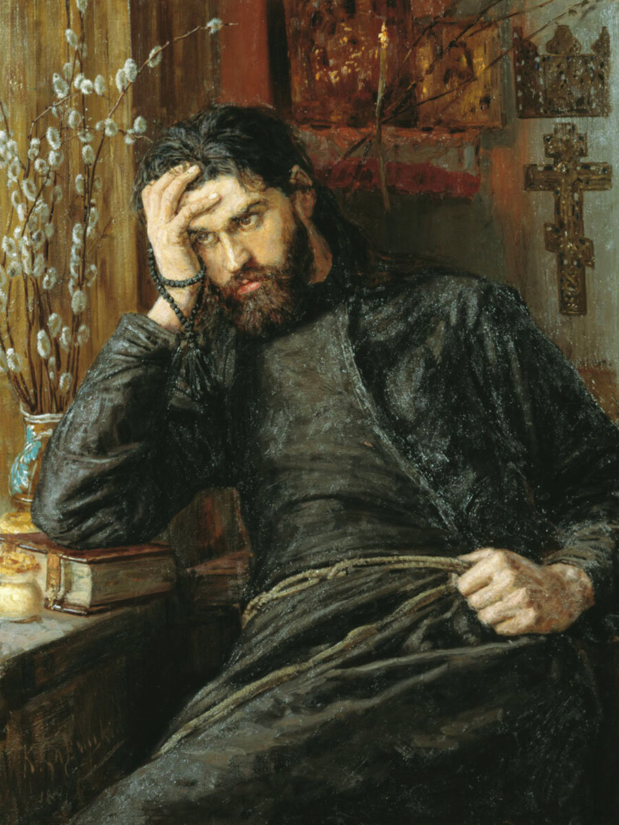 Константин Савицкий. Инок. 1897г