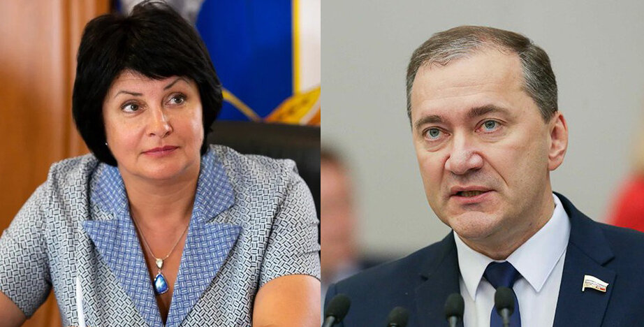 Депутаты Госдумы Татьяна Лобач и Дмитрий Белик