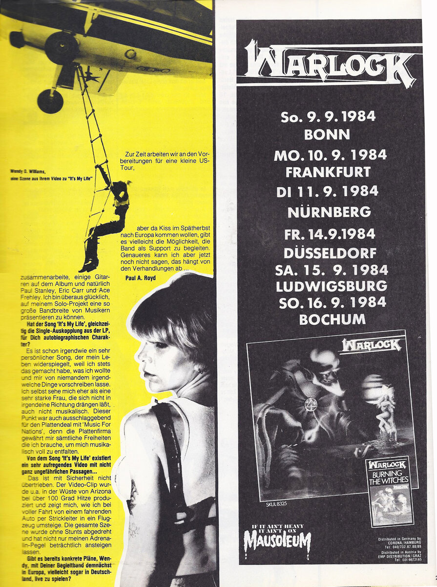 Страница журнала Metal Hammer 