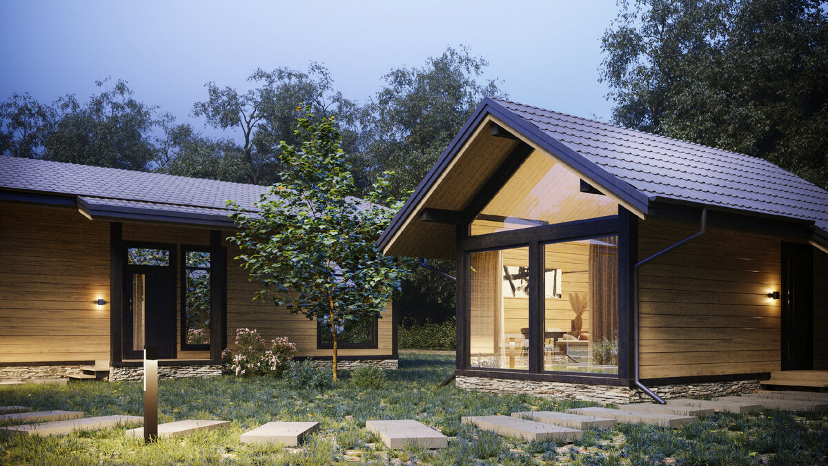 Модульный дом 4х4 м 