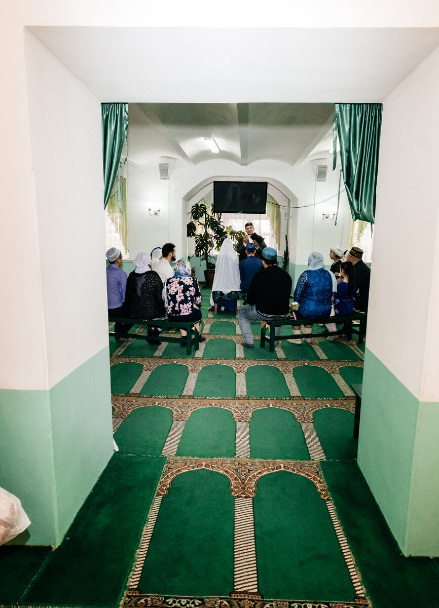 Никах Зили и Ильи в Первой соборной мечети Уфы, 3.03.23