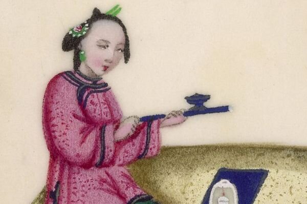 Курение опиума в китае XiX век