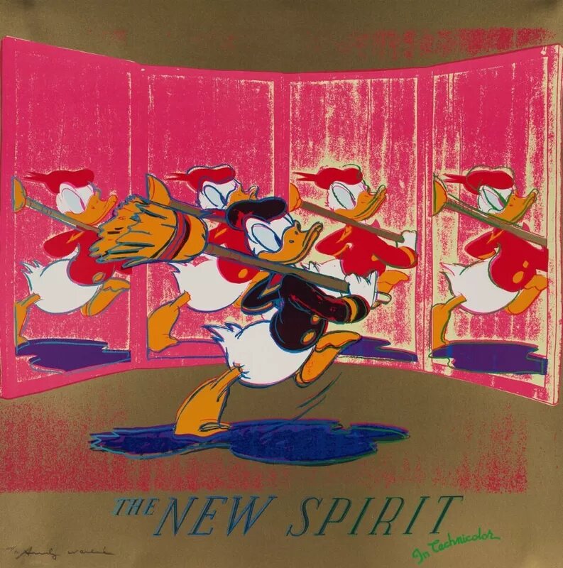 Andy Warhol "The New Spirit (Donald Duck)", 1985