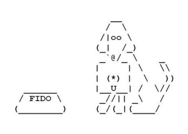 Так выглядел второй логотип Фидонет (в первом не было даже миски)