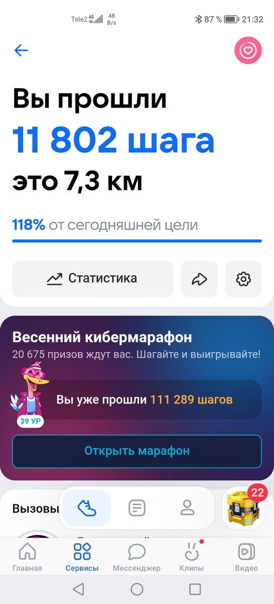 Скриншот автора 