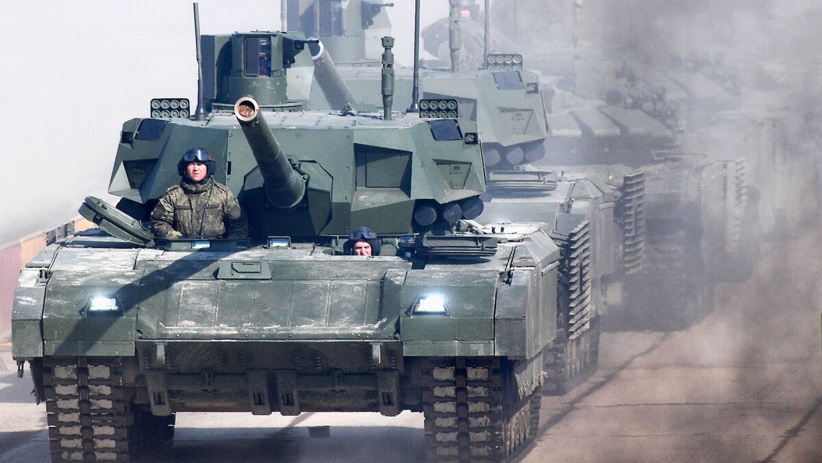 танк Т-14 на марше.  фото: картинки  яндекса.
