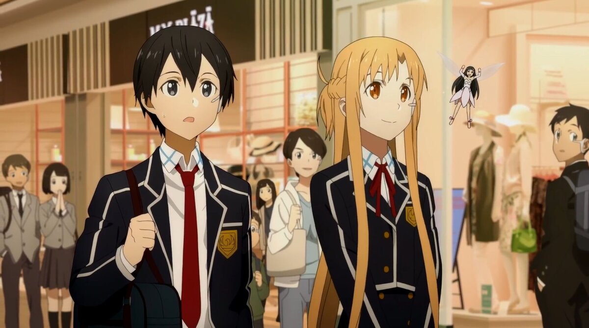 Кадр из аниме Мастера Меча Онлайн