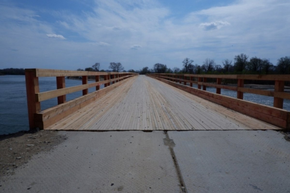    В Приморье открыли новый мост: старый разрушил ледоход