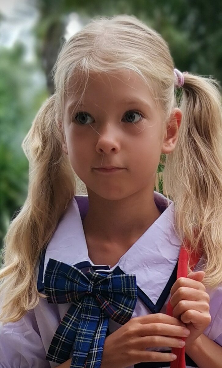 Школьную форму нам выдали. Фото автора