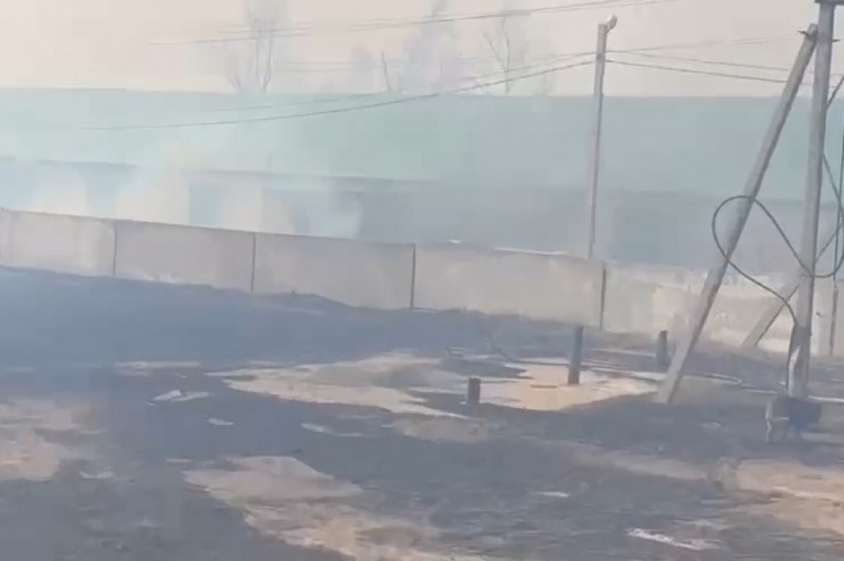    Все котельные в Борзе отключили из-за пожара