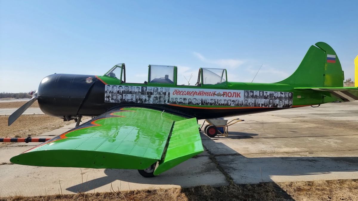    Более двух тысяч портретов ветеранов пронесет в небе над Югрой пилотажная группа «Барсы»