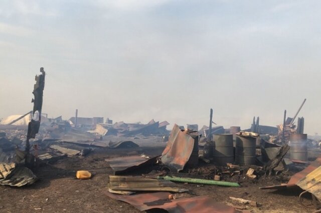    От домов остались лишь останки. Фото: Следственное управление СКР по Омской области