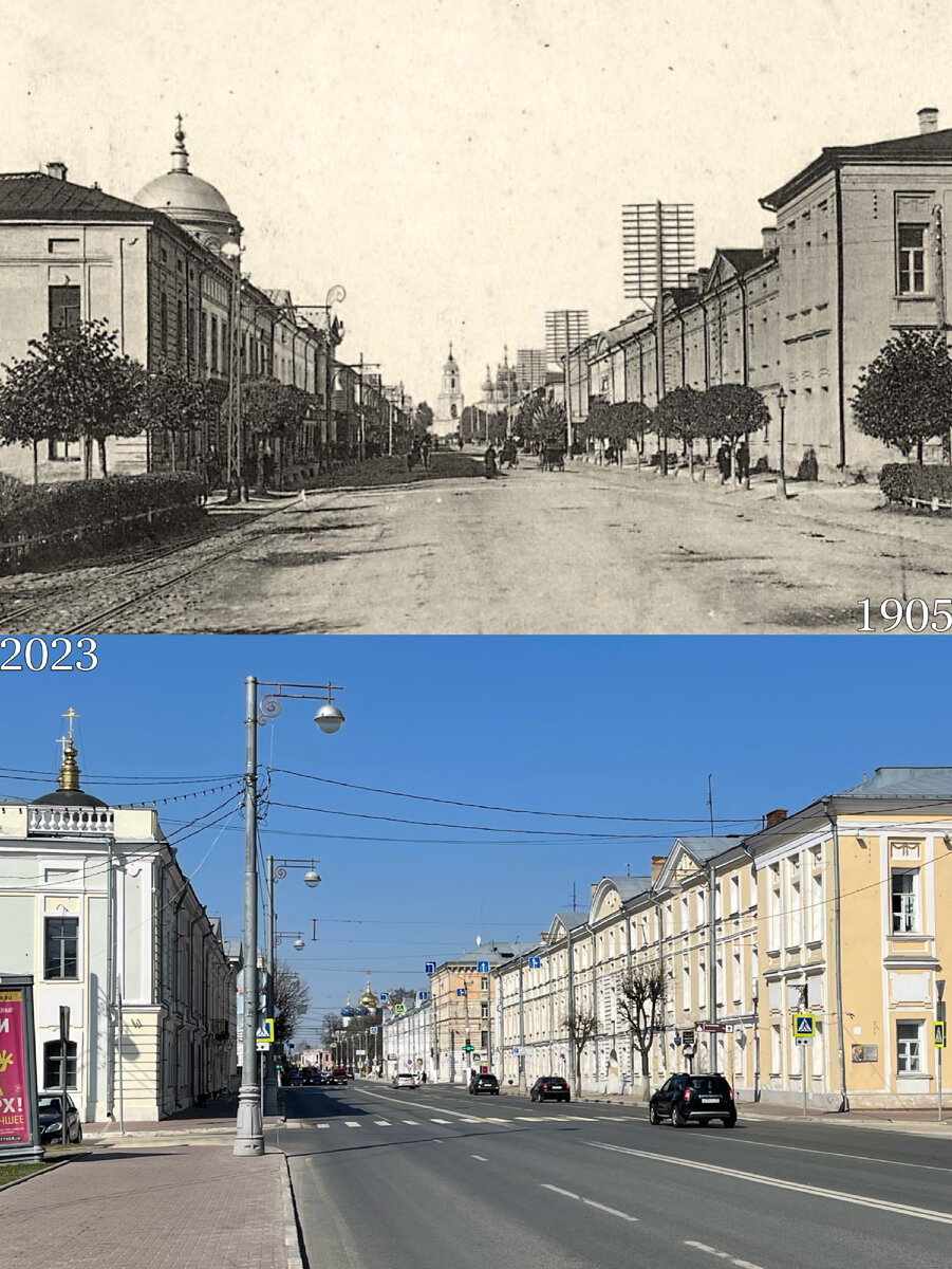 Улица советская. Камергерский переулок москва. Тверь 19 век. Москва места было стало. Тверь 19 век.