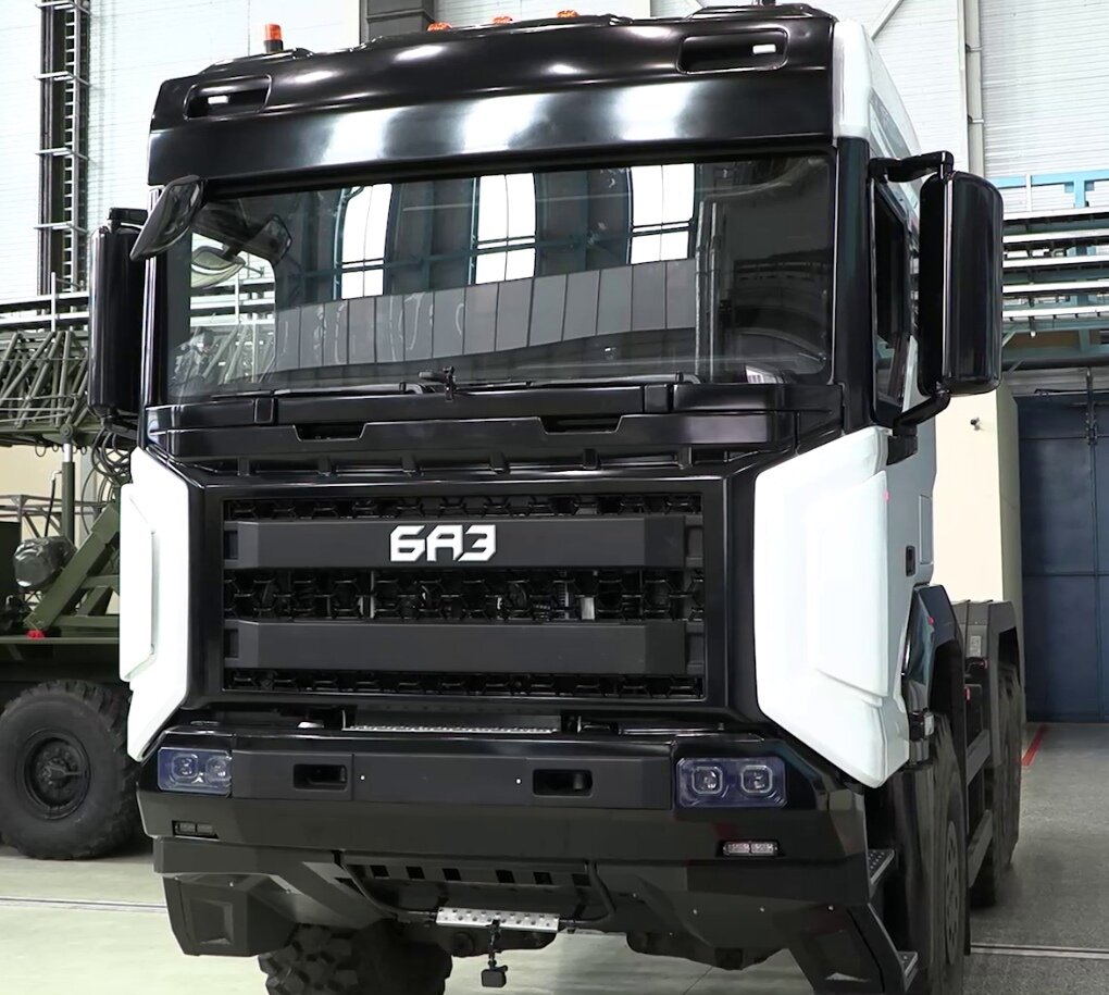 Новый российский грузовик баз. 2023. Баз-s36a11. Новый российский грузовик баз. Тягач баз-s36a11.