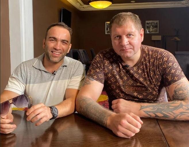     Камил Гаджиев и Александр Емельяненко