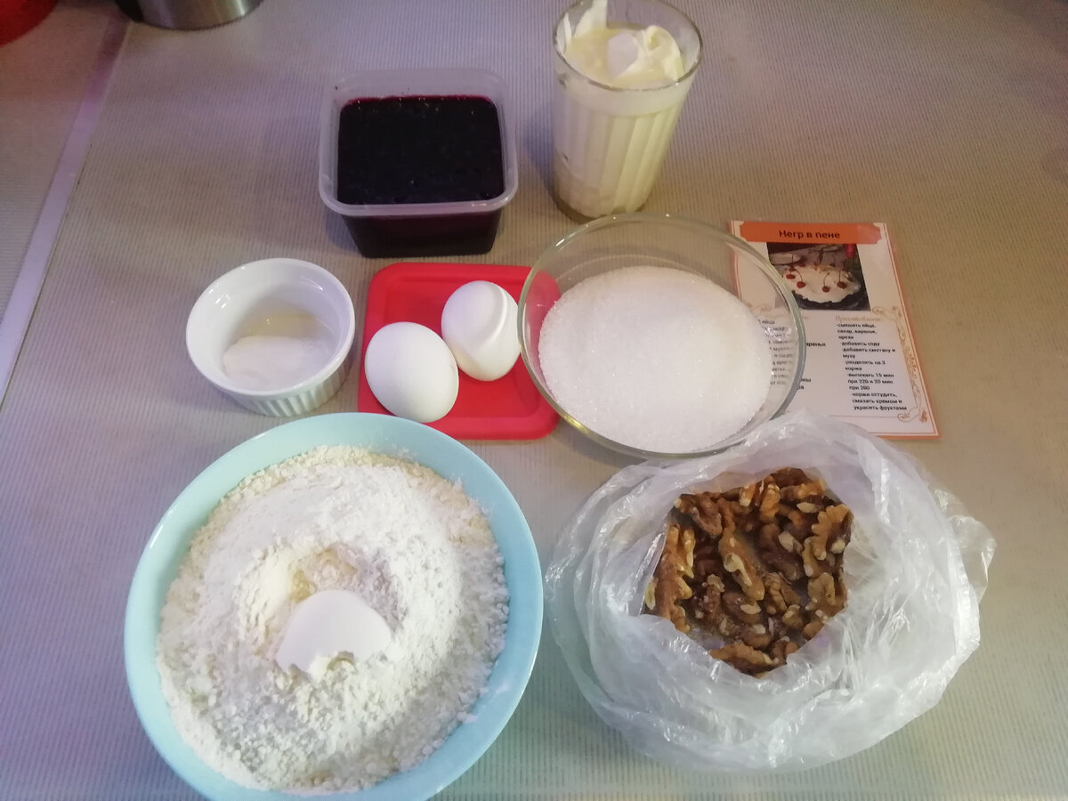 Все, что необходимо для коржей