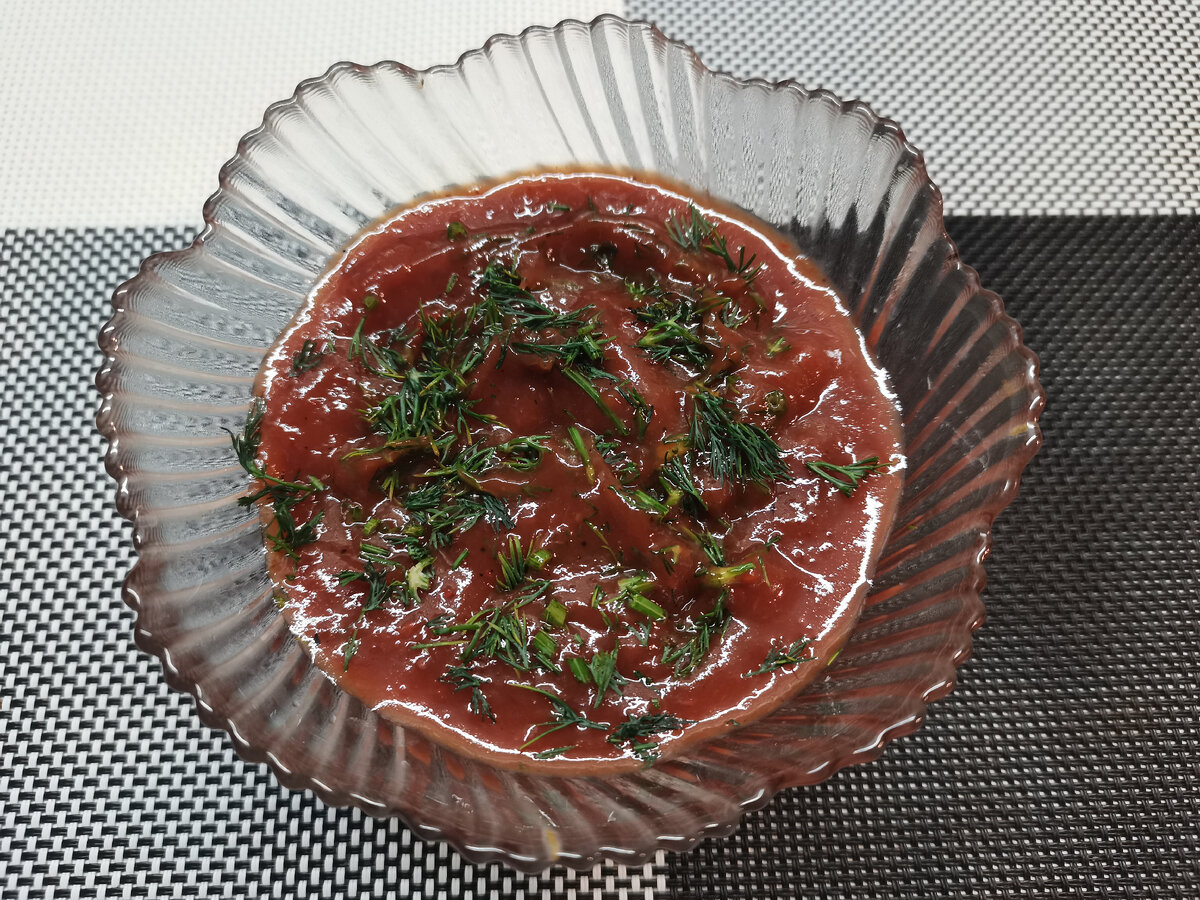 Соус под шашлычок. Фото автора канала