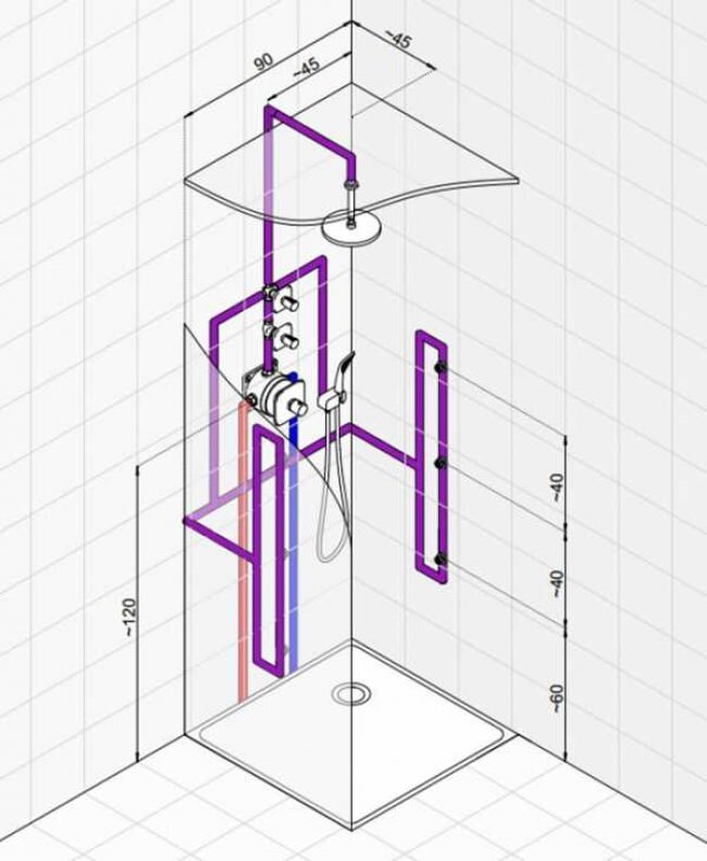Как установить душевую систему самостоятельно