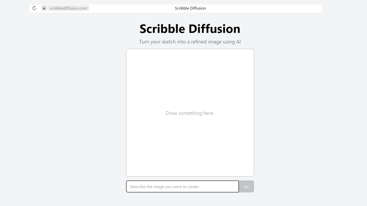 Scribble Diffusion нейросеть для рисунка