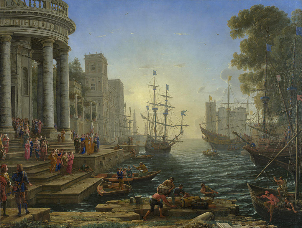 Клод Лоррен. Отплытие Святой Урсулы, 1641
