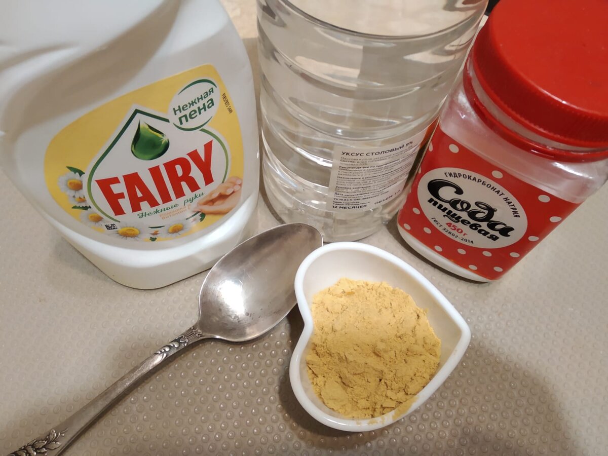 Необходимые средства  для чистки